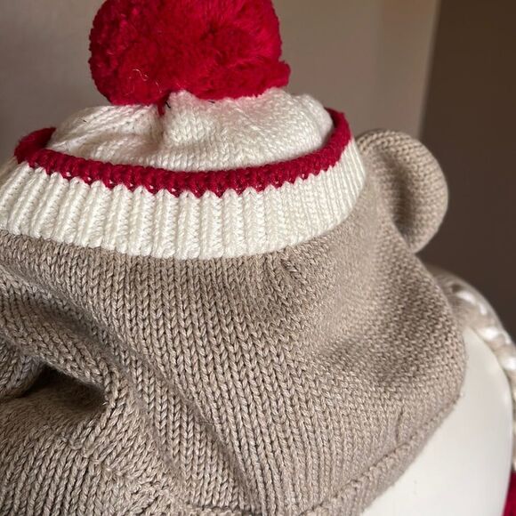 🌟B1G1 free Zubels sock monkey knit hat 2-3 yr old - Picture 4 of 6